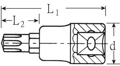 Stahlwille 54 CV M 7 03090007 1/2 (12.5 mm) Schroevendraaierdop M7 1/2 (12.5 mm)