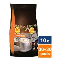 Favor - Cappuccino Megazak - 10x (30 pads + 30 topping) - thumbnail
