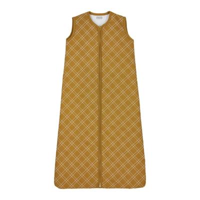 Meyco baby slaapzak Double diamond honey gold Meyco baby slaapzak Double diamond honey gold
