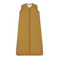Meyco baby slaapzak Double diamond honey gold - thumbnail