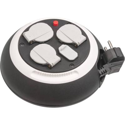 Brennenstuhl Comfort Line kabelkast driemaal met USB / mini kabelhaspel (indoor kabelhaspel voor thuis met USB-oplaadfunctie, 3m kabel) - 1109220600 Brennenstuhl Comfort Line kabelkast driemaal met USB / mini kabelhaspel (indoor kabelhaspel voor thuis met USB-oplaadfunctie, 3m kabel) - 1109220600
