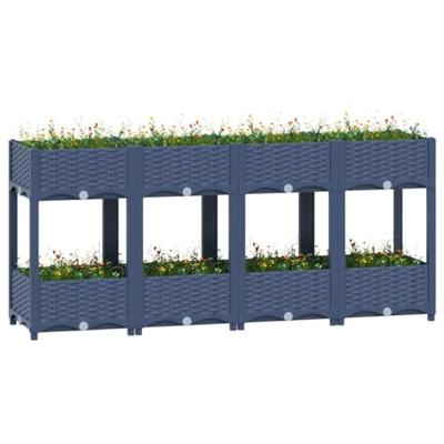 VidaXL Plantenbak verhoogd 160x40x71 cm polypropyleen VidaXL Plantenbak verhoogd 160x40x71 cm polypropyleen