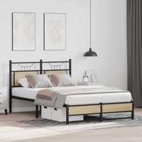 Bedframe zonder matras hout sonoma eikenkleurig 120x200 cm - thumbnail