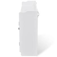 Wandschap voor boeken/DVD's MDF wit - thumbnail