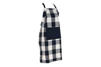 Schort met Buidelzak DKD Home Decor 70 x 1 x 85 cm Blauw Katoen Wit - thumbnail