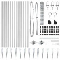 Weidehekwerk Zilver 50 x 1 m Gegalvaniseerd staal - thumbnail