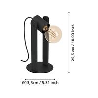 Eglo TafellampPlimsoll zwart - 43849 - thumbnail