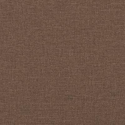 Fauteuil met voetenbank 60 cm stof bruin