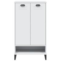 Schoenenkast VIKEN massief grenenhout wit - thumbnail