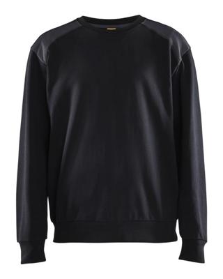 Blåkläder Sweatshirt bicolour 35801158 | Zwart/Medium grijs | Maat XXL - 7330509810675
