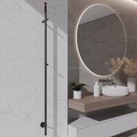 Wiesbaden Callista Elektrische Staafhanddoekradiator - 60 watt - 150 cm - Mat Zwart - thumbnail