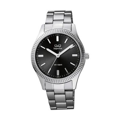 Q&Q S294J212Y Zwart (Ø 40 mm) Heren horloge