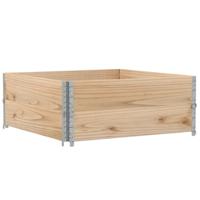Palletopzetranden 2 st 100x100 cm massief grenenhout - thumbnail