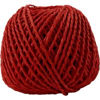 Creativ Company Papier garen, dikte 2,5-3 mm, rood, 150 gr, 40 m/ 1 bol - thumbnail