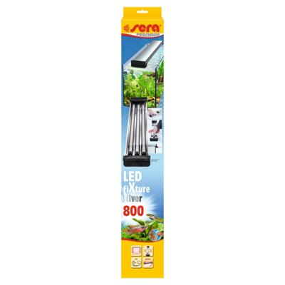 sera 312 LED fiXture silver 800 - opzetlamp voor LED-buizen, 80 cm, zilver