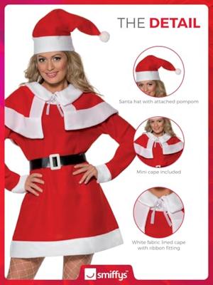 Miss Santa kostuum fleece