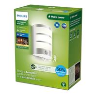 Philips Lighting Python 8720169263772 LED-buitenlamp met bewegingsmelder (wand) LED 3.8 W RVS - thumbnail