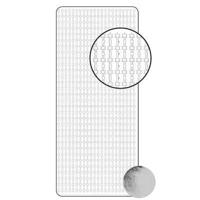 Vaessen Creative • sticker 10x23cm 10pcs zilver diverse kerstfiguren - thumbnail