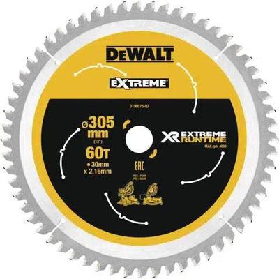 DeWALT Cirkelzaagblad voor Hout | Extreme Runtime | Ø 305mm Asgat 30mm 60T - DT99575-QZ