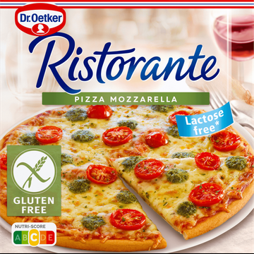 Dr. Oetker Ristorante Pizza Mozzarella Glutenvrij 370 g bij Jumbo Dr. Oetker Ristorante Pizza Mozzarella Glutenvrij 370 g bij Jumbo