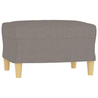 4-delige Loungeset met kussens stof taupe - thumbnail