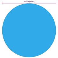 VidaXL Zwembadhoes 210 cm pe blauw - thumbnail