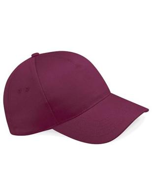 Beechfield CB15 Ultimate 5 Panel Cap - Burgundy - One Size Beechfield CB15 Ultimate 5 Panel Cap - Burgundy - One Size