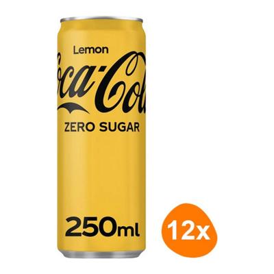 Coca Cola - Lemon Zero - 12x 250ml Coca Cola - Lemon Zero - 12x 250ml