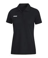 JAKO 6365D Polo Base Dames - Zwart - 34 - thumbnail