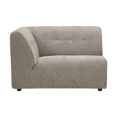 HKliving Vint bank left 1,5-seat Sneak Beige