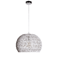 Hanglamp Lasse 40 cm 1 lichts wit - thumbnail