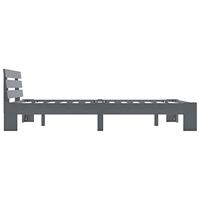 Bedframe massief grenenhout grijs 120x200 cm - thumbnail