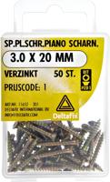 Sp.pl.schr. piano 3,0x20mm 50st Deltafix - Deltafix - thumbnail