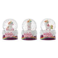 Toi Toys Sneeuwbol eenhoorn Ø6,5xh9cm - thumbnail