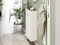 Wandkast AMEYA 2 deuren 56 cm wit/navarra eik - thumbnail