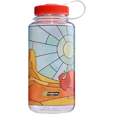 Nalgene Wide Mouth Clear Stained Glass Sustain 1L Drinkfles Desert 1L