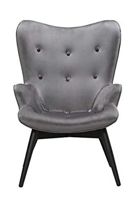 Artistiq Fauteuil 'Anderson', Velvet, kleur Grijs