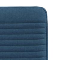 Eetkamerstoelen 2 st stof blauw - thumbnail