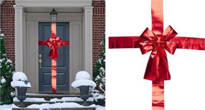 Deurstrik 33x42 cm rood Nampook - Nampook