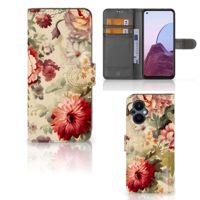 Hoesje voor OPPO Reno 8 Lite | OnePlus Nord N20 Bloemen Hoesje voor OPPO Reno 8 Lite | OnePlus Nord N20 Bloemen