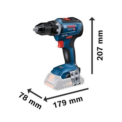 Bosch Professional GSR 18V-55 Accuboormachine + GDR 18V-200 Slagschroevendraaier 18V 4.0AH in L-Case - 06019J2108
