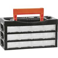Alutec 66009 Assortimentskoffer (l x b x h) 128 x 34 x 68 mm Aantal vakken: 12 Inhoud 1 stuk(s) - thumbnail