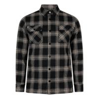 Rellix Jongens shirt ls geruit - Zwart - thumbnail