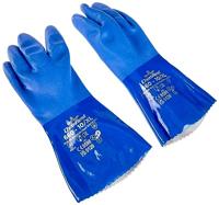 Showa 660 chemische beschermingshandschoen blauw maat XL - thumbnail