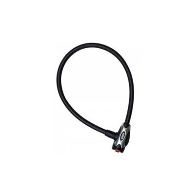 Simson kabelslot staal 12x65cm zwart