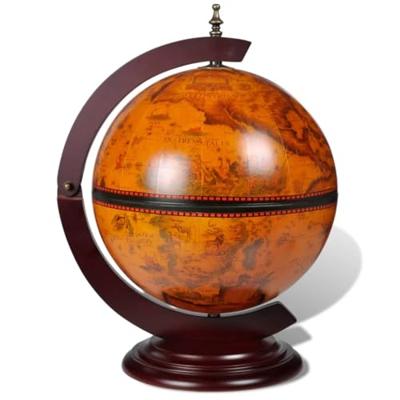 Globebar tafelmodel hout
