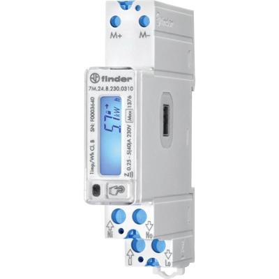 Finder 7M.24.8.230.0310 7M.24.8.230.0310 Bidirectionele kWH-meter (DIN-rail) Digitaal 40 A Conform MID: Ja 1 stuk(s)