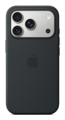 Apple Silicone Case Silicon Case Apple iPhone 17 Pro Zwart MagSafe compatible - thumbnail