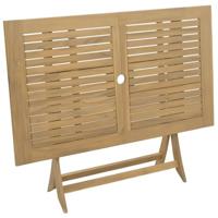 Tuintafel inklapbaar 120x70x75 cm massief acaciahout - thumbnail