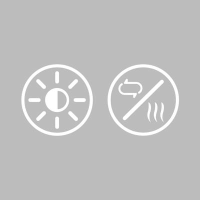 Wandspiegel EDM 32436 20 W Ø 60 cm Transparant Aluminium Cirkelvormig LED Licht